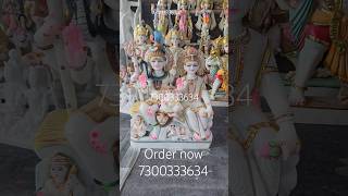 Shiv Parvati Makrana marble Murti statue 📲 7300333634 #shivshankar #shiv #mahadev #bholenath