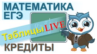 Математика ЕГЭ 2020 №17 Решение задачи про кредит Составляем таблицу | Live