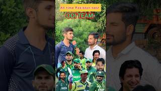 All-time Pakistan best ODI team #cricket #bestteam #shorts #viral #cricketlover #pakvseng