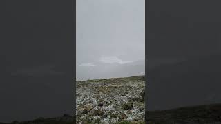 Hail Storm on Mt. Elbert