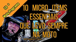 QUERES SABER O QUE LEVO SEMPRE NA MOTO E NÃO OCUPA ESPAÇO?