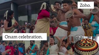 Onam celebration 2023 at Zoho #thiruvathirakali #athapookalam #chendamelam #onam #zoho #trending