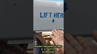 LBH COACH BODY LIFTING PAD #train #icf #lhb #shorts #sorts #video #videos #railway #railways