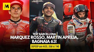 DopoGP TEST di Barcellona: Marquez in rosso, Martin in Aprilia! DIRETTA alle 18