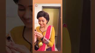 Ashi singh doing nail art 💅 #ashi #ashisingh #ashu #nailart @cutiee_ashi