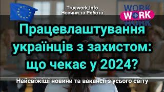 Особливості працевлаштування українців з тимчасовим захистом у 2024 році в різних країнах ЄС