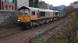 Caledonian sleeper 66763+73968 on an ECS between Aberdeen and Inverness on 16/11/24 and 17/11/24!!!