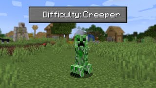 Minecraft, But I'm a Creeper