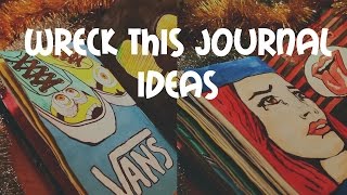 WRECK THIS JOURNAL /УНИЧТОЖЬ МЕНЯ / ИДЕИ РАЗВОРОТОВ