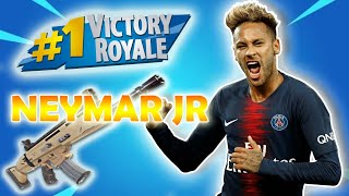 😎🎉Ganando partidas con Neymar Jr en Fortnite⚽️