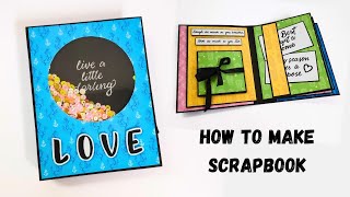 How to make scrapbook | scrapbook | scrapbook ideas | scrapbook tutorial