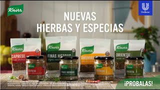 Nuevas Hierbas y Especias Knorr | 100% ingredientes naturales