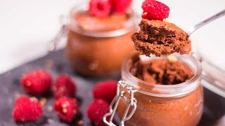 Das LUFTIGSTE vegane Schokomousse aller Zeiten! 😍🍫 Veganes Mousse au Chocolat Rezept mit Aquafaba