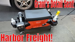 How To Get The Most Out Of The Grant's Compact Detail Seat! From Harbor Freight!