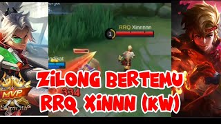 PUSHRANK MYTHIC KETEMU RRQ XINN : ZILONG VS YINN DI XP #mlbb