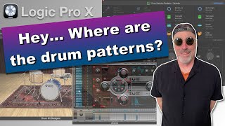 Logic Pro  | 3 Ways To Find Drum Patterns in Logic !