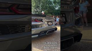 Corvette C8 Z06 with Valvetronic Exhaust Sounds Insane! 🔥 #Shorts | GSCN Videos 2024