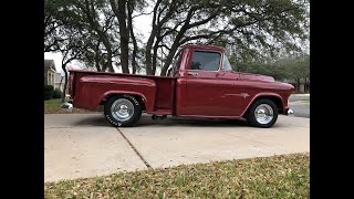 55 Chevy Apache - Wood Bed prep & installation with TUBS.