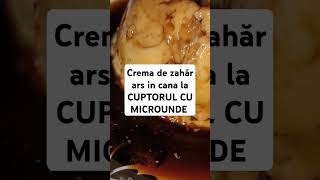 Crema de zahar ars în cana la cuptorul cu microunde-Cea mai SIMPLĂ ȘI RAPIDĂ REȚETĂ #shorts #food