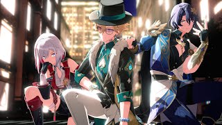 【 崩壊スターレイル / Honkai Star Rail MMD 】 CH4NGE 【 Topaz, Aventurine, Dr. Ratio 】