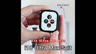 i18 Ultra Max Suit 🔥1.96 Display  | Mini Game | 5 UI | Side Button | #smartwatch #series9 #shorts