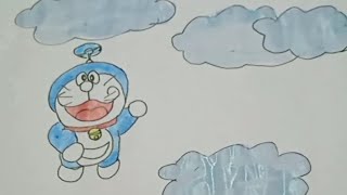 easy drawing for kids Doraemon #trending #drawingideas #stepbystep #kids #viralvideo #video #cartoon