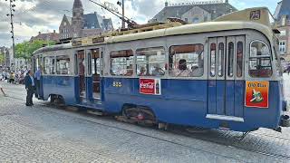 Nur ein halber Tag in Amsterdam. Der Königspalast, der Dam-Platz, Kanäle und natürlich Fahrräder.