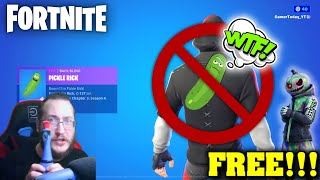 🤬How Fortnite Failed Us Yet Again!!!🥒 (Pickle Rick, Luke Skywalker, Chrome Punk)