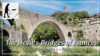 4KREPO The Devil's Bridges of France, Les ponts du diable en France - on foot and with drone, Part 1