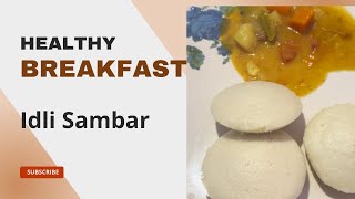 Healthy and Tasty Breakfast - IDLI SAMBAR #cooking #youtube #subscribe #recipe #viral