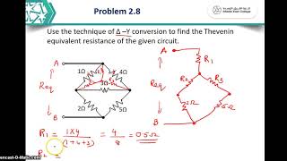 Delta to Wye Conversion Example Problem 2