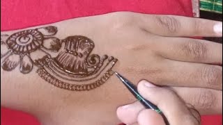 Rakhi Special Mehandi Designs || Back Hand Arabian MEHANDI DeSIGN || EASY Mehandi designs || #mehndi