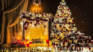 Christmas Carols Playlist 2023 🎅 Happy Christmas Songs 2023 🎅 Christmas Jazz Music with a Fireplace