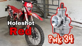 Установка PWK 34 на Regulmoto holeshot RED + НЮАНСЫ