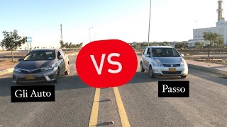 Toyota Passo 2012 Vs Corolla Gli Automatic |Drag Race|