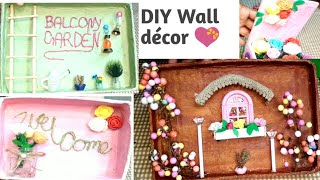 Wall decor with cardboard boxes/Best out of waste/ Balcony Makeover part-6 #HomeMitra