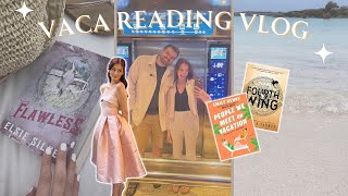 reading in the Bahamas :) - vaca reading vlog (cowboy romance, friends to lovers, fantasy reads!)