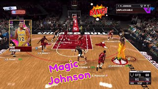 2K21 Myteam: Magic Johnson literally caught fire and ended this mans career 😂🪄😈