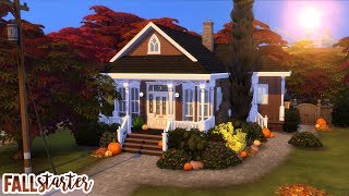 FALL STARTER HOME | The Sims 4 Speed Build