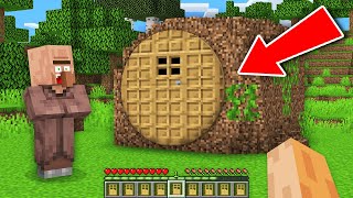 I found this ROUND CIRCLE DOOR in My Minecraft World !!! Secret New Door Update Challenge !!!