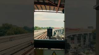 Pakistan metro train #train #metrotrain #railway #crossing