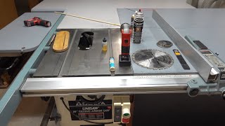 EASY Table Saw Service in 3 min!