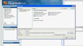 SSAS Video 1 - creating a new project using visual studio