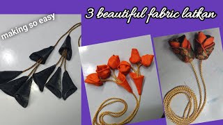 beautiful fabric rose latkan / how to make fabric latkan