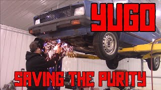 Harbor Freight PREDATOR 420 engine into 1986 YUGO - Part 2