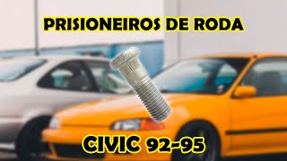 Civic Coupe 1994 - Troca dos prisioneiros de roda dianteiros