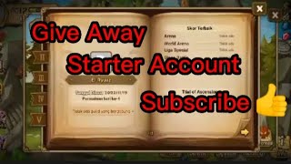 Giveaway Starter Account ( Summoner War )