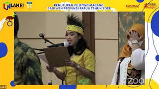 Penutupan Piloting Magang Bagi ASN Papua Tahun 2022