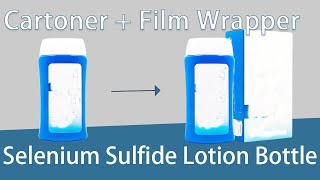 Selenium Sulfide Lotion Selsun Dandruff Shampoo Bottle Carton Packing Machine Pharmacy #factory