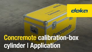 Concremote calibration-box cylinder | Application [US]